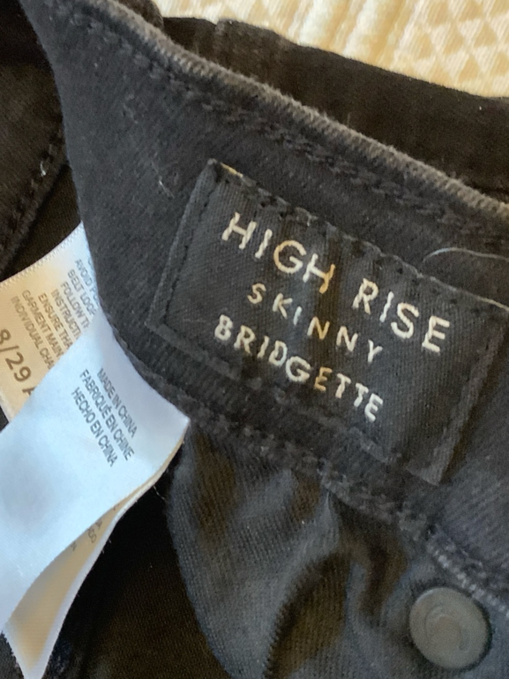 Lucky Brand High Rise Bridgette Black Cropped Jeans - Picture 11 of 11